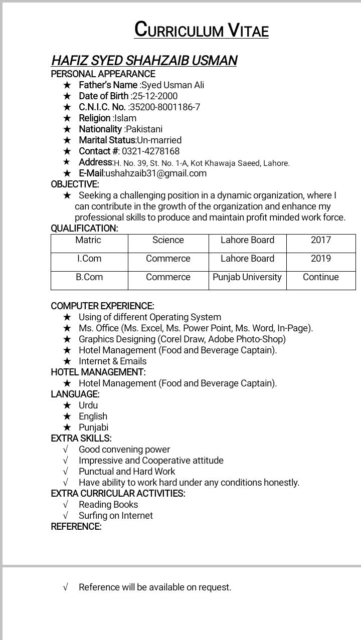 Hafiz Syed Shahzaib Usman